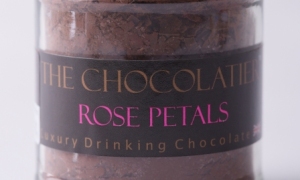The Chocolatier Aneesh Popat Valentine's Day rose petal drinking chocolate